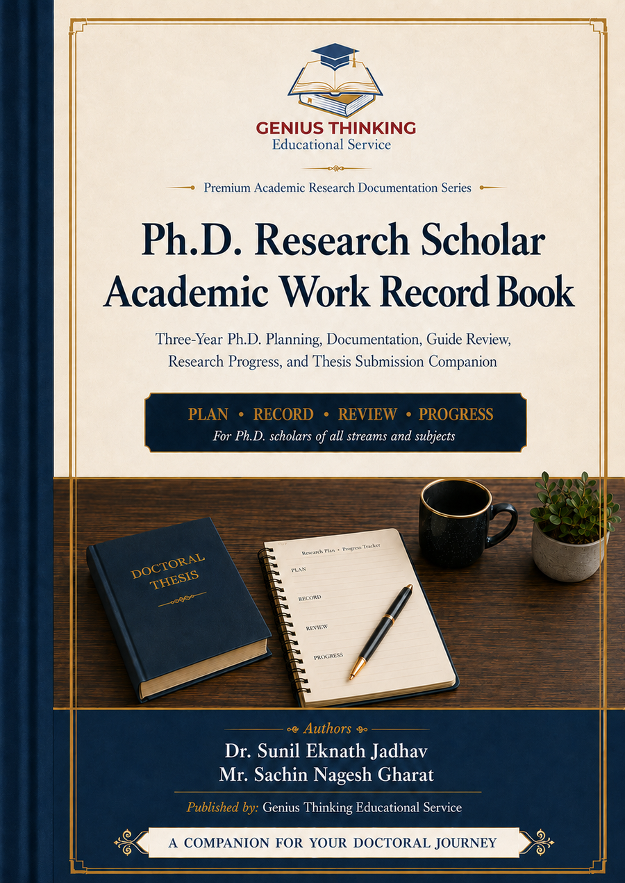 Ph.D. Research Scholar Academic Work Record Book